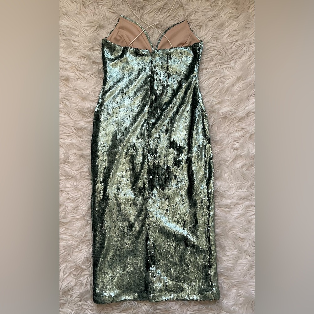 Sequin Midi Dress